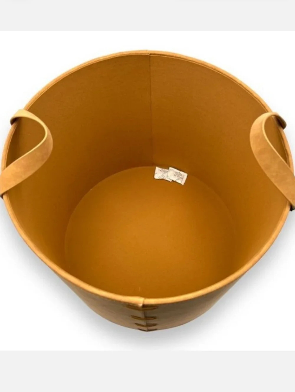 Hearth & Hand Large Faux Leather Storage Bin with Handles